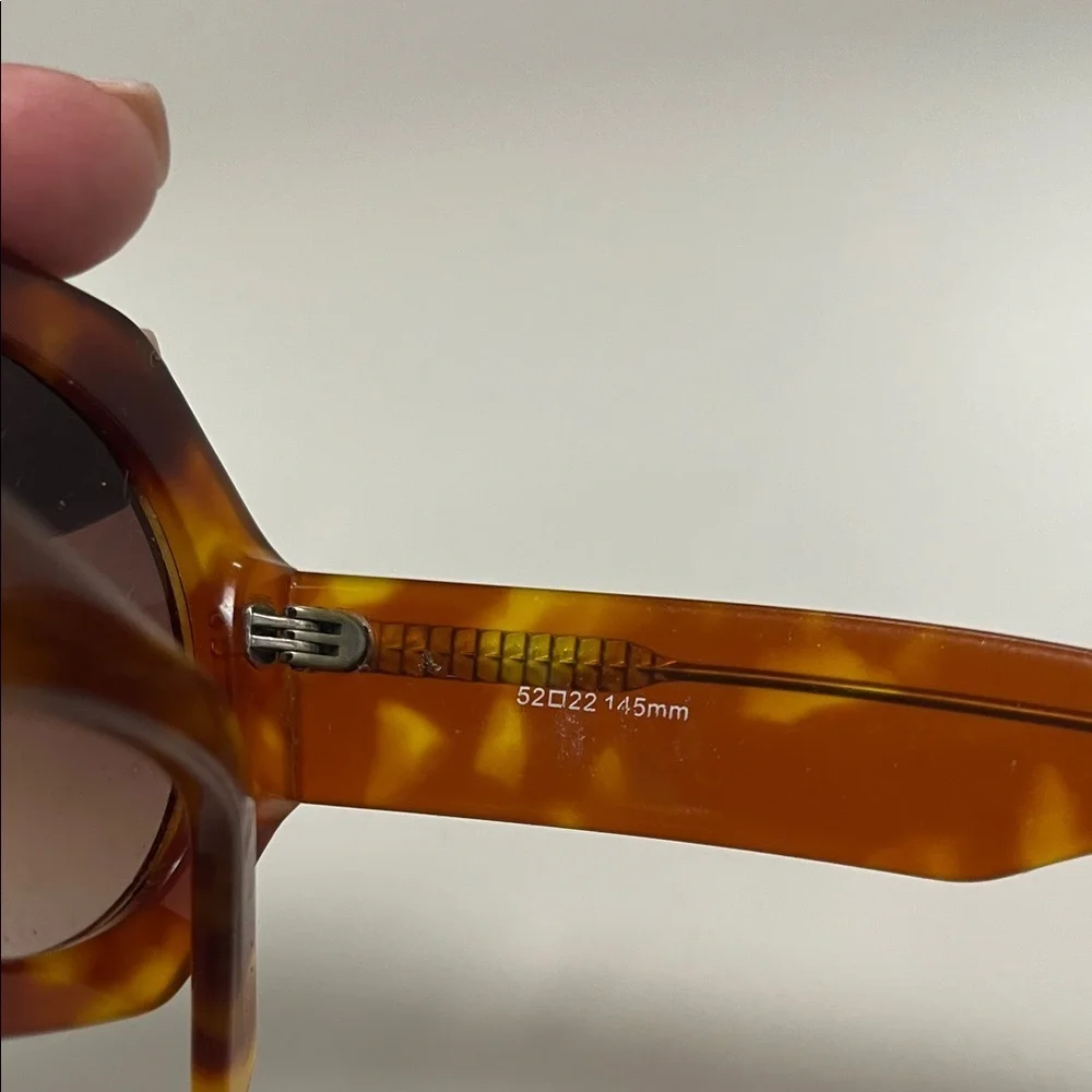 Zara Brown Octagonal Sunglasses
